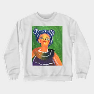 Frida Kahlo inspired Art Journal page Crewneck Sweatshirt